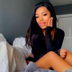 Beautiful Model Bre Posing on Bed