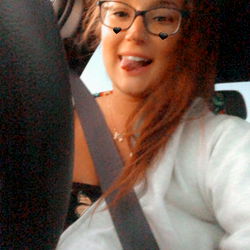 Addie, a Young Model with a Seatbelt