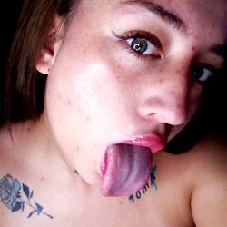 Ayelen's Tantalizing Lip Poke