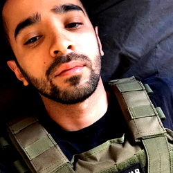 Marlon Tesoro: Tough Army Vet in Protective Gear