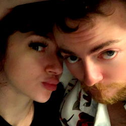 Model Sharing Intimate Moment with Fan