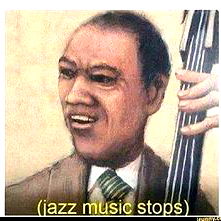 Jazz Musician at Stop