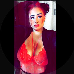 OnlyFans Model Lexi!-Rose - Red Lingerie, Pink Hair and a Mischievous Smirk