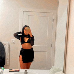 Yudith Argüeta in Bathroom Mirror