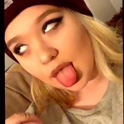 Model Showcasing Trendy Makeup Look