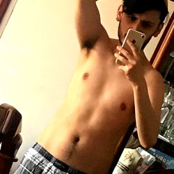 Andrew Williamson Fitness Model in Shirtless Photo