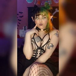Onlyfans Model Kreepy Kitten in Stylish Gothic Costume
