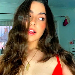 Sultry Model Ari Shines in Her Red Lingerie