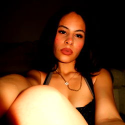 Model captures a candid moment