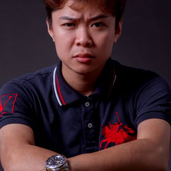 Young, Energetic Person Posing for Portrait