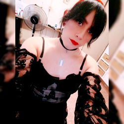 OnlyFans Angie, a Model in Vintage Gothic Fashion