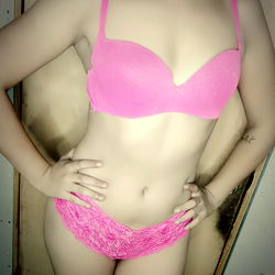 Intimate Annais, OnlyFans Model, Showcasing Pink Lingerie