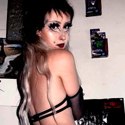 Female Model in Gothic Attire