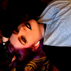 Artistic Selfie with Black and White Filter