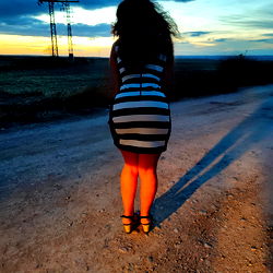 HotMaria96 in an outdoor setting at sunset, 15 miles away