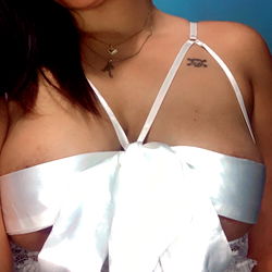 Aura Ferreyra in a Wedding Dress