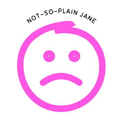 'Not So Plain Jane' Sticker Model