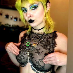 Fae Honey in a Colorful Lingerie