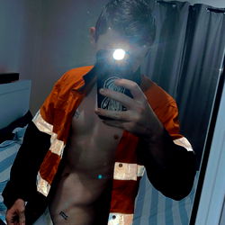 Ethan, Onlyfans Model Shirtless in Bedroom