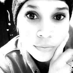 Model Posing for Selfie in Casual Outfit