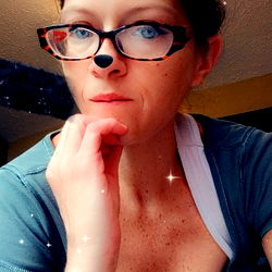 Onlyfans Model with Kitty Ears in a Pensive Pose