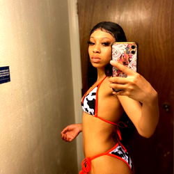 Confident OnlyFans Model in Bikini Mirror Selfie