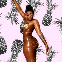 Stylized Model Advertisement for OnlyFans