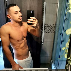 Fit Model Showcasing Physique