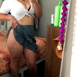 OnlyFans Model Posing in Home Office