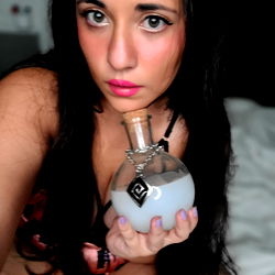 Mousily on OnlyFans - Striking Model Poses with Bottle
