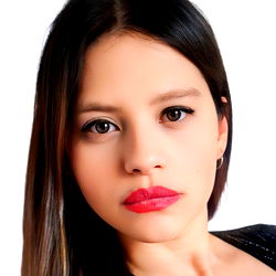 Stylish Young Woman Posing for Photo