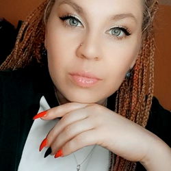 Bratislava-based Model Poses for the Camera with Confidence