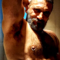 Grizzled Bodybuilder with Beard