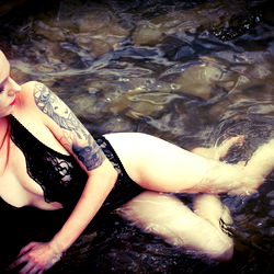 Sultry OnlyFans Model Ems in a River