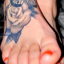 ButterflyRose's Tattooed Feet