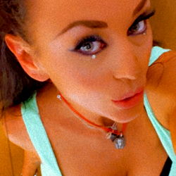 Alissha Willis, a 26-year-old model in a revealing swimsuit