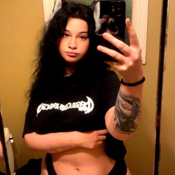 Full-Body Mirror Selfie of an OnlyFans Model