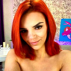 Glamourous Lady with Vibrant Red Hair and a Smile, Alexa Paulson 🍒