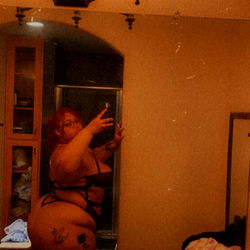 Greengoddezz, OnlyFans Model in Bathroom Mirror