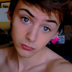 Young Man with Blue Eyes