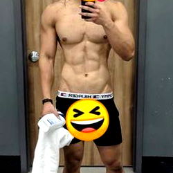 Fitness Model AsiantTyson in a Gym Shoot