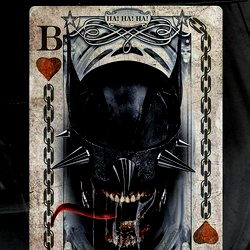 Dark Knight Playing Card with Spooky Batman Artwork