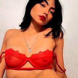 Sexy Alexa in Red Lingerie