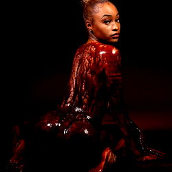 Model Jazlyn's Sensual Chocolate Photo Shoot