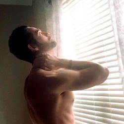 Arashi, OnlyFans Model, in Shirtless Window