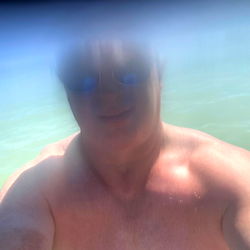 Bubba, A Shirtless Swimming Selfie