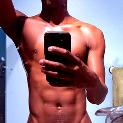 Horseman Showing Off His Physique