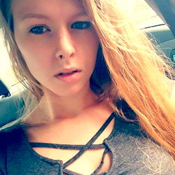 A Sexy OnlyFans Model in A Car