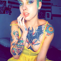 A Tattooed OnlyFans Model