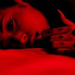 Vibrant and Intense Norwegian Model Lola, Capturing the Viewer's Attention with Her Striking Style